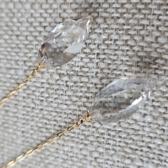 Swarovski Crystal Pearl & Crystal Drop Earrings - Picture 14 of 14